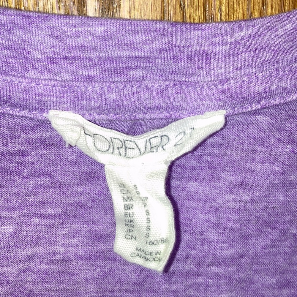 Purple V-Neck - Picture 2 of 2